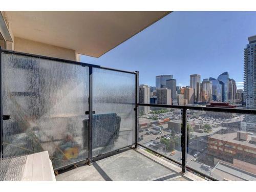 1408-1053 10 Street Sw, Calgary, AB - Outdoor With Balcony With View