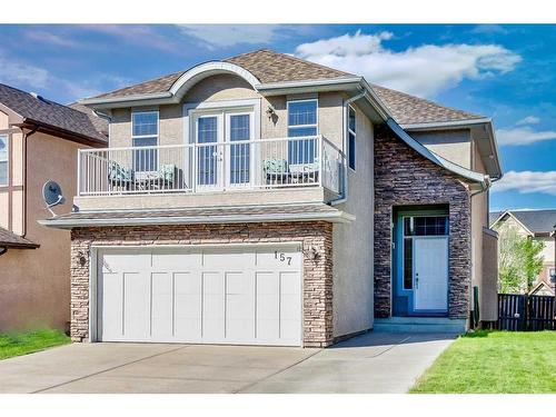 157 Sherwood Circle Nw, Calgary, AB - Outdoor With Balcony