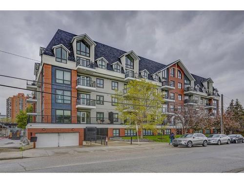 205-138 18 Avenue Se, Calgary, AB - Outdoor With Balcony With Facade