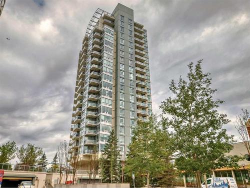 907-55 Spruce Place Sw, Calgary, AB - Outdoor With Balcony With Facade