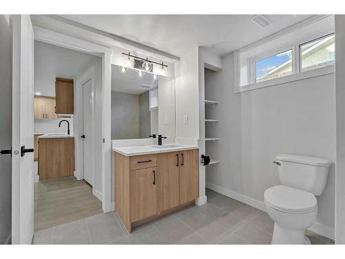 63 Martinview Crescent Ne, Calgary, AB - Indoor Photo Showing Bathroom