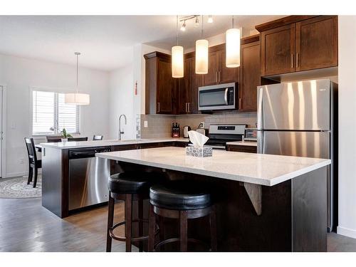 409 Legacy Boulevard, Calgary, AB - Indoor Photo Showing Kitchen With Stainless Steel Kitchen With Upgraded Kitchen