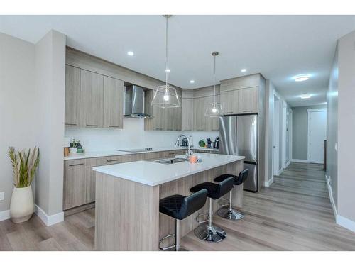 271 Belvedere Drive Se, Calgary, AB - Indoor Photo Showing Kitchen With Upgraded Kitchen