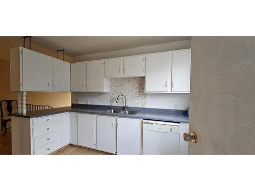 8428 Berkley Road Nw, Calgary, AB - Indoor Photo Showing Kitchen With Double Sink