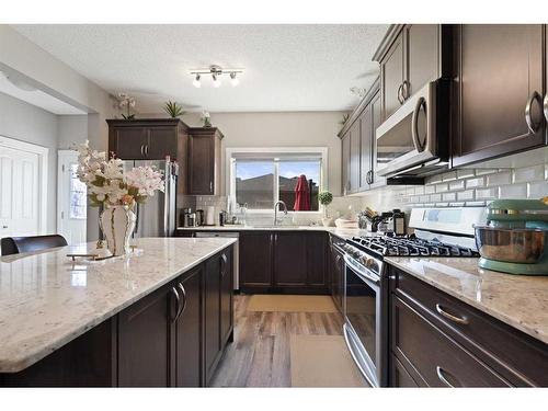 219 Cornerstone Avenue Ne, Calgary, AB - Indoor Photo Showing Kitchen With Upgraded Kitchen