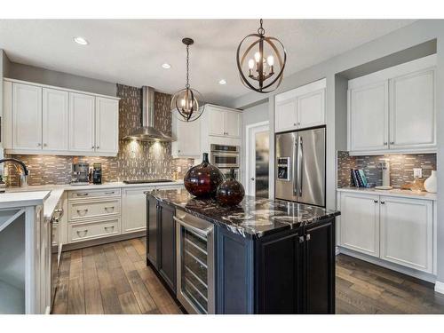 94 Auburn Springs Park Se, Calgary, AB - Indoor Photo Showing Kitchen With Stainless Steel Kitchen With Upgraded Kitchen