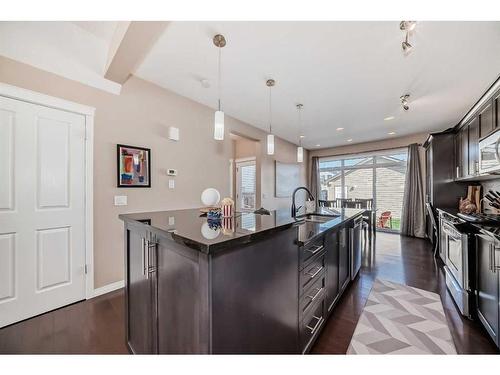 38 Auburn Crest Green Se, Calgary, AB - Indoor Photo Showing Kitchen With Stainless Steel Kitchen With Upgraded Kitchen