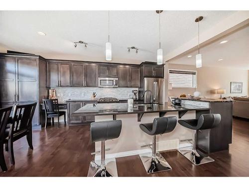 38 Auburn Crest Green Se, Calgary, AB - Indoor Photo Showing Kitchen With Stainless Steel Kitchen With Upgraded Kitchen