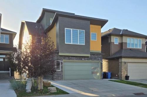 33 Savanna Grove Ne, Calgary, AB - Outdoor With Facade