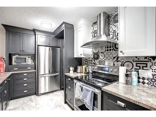 33 Savanna Grove Ne, Calgary, AB - Indoor Photo Showing Kitchen With Upgraded Kitchen