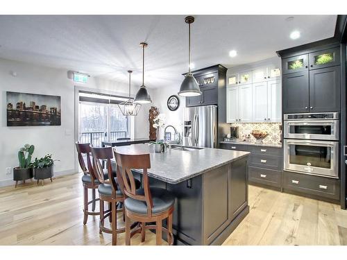 33 Savanna Grove Ne, Calgary, AB - Indoor Photo Showing Kitchen With Upgraded Kitchen