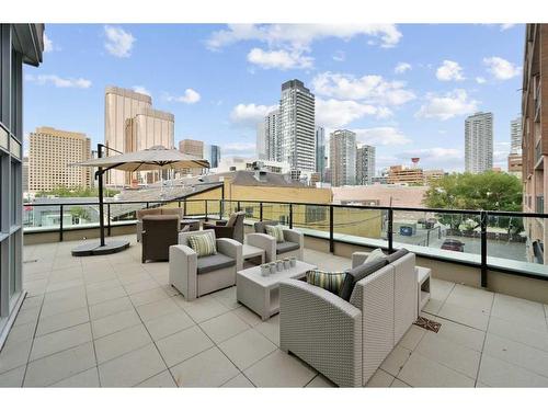 308-788 12 Avenue Sw, Calgary, AB - Outdoor With Balcony With Deck Patio Veranda