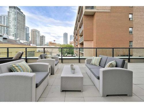 308-788 12 Avenue Sw, Calgary, AB - Outdoor With Deck Patio Veranda With Exterior