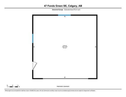 47 Fonda Green Se, Calgary, AB - Indoor Photo Showing Garage