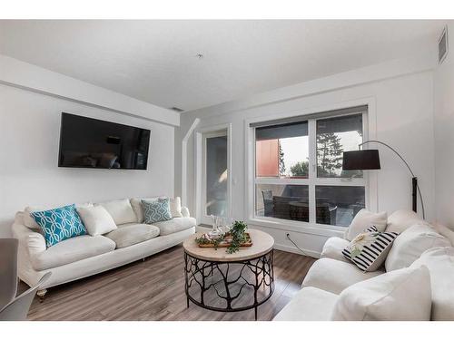 101-1629 38 Street Sw, Calgary, AB - Indoor Photo Showing Living Room