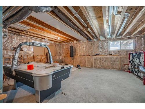 201 Hillcrest Drive Sw, Airdrie, AB - Indoor Photo Showing Basement