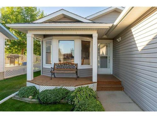 311 Carriage Lane Drive, Carstairs, AB - Outdoor With Deck Patio Veranda