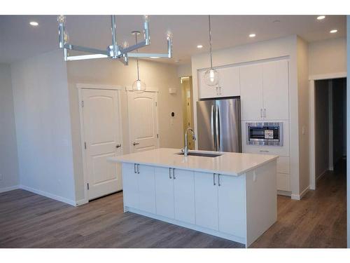 172 Hotchkiss Way Se, Calgary, AB - Indoor Photo Showing Kitchen With Upgraded Kitchen