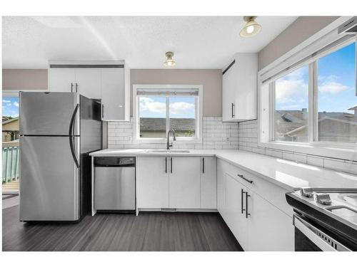 189 Tarington Close Ne, Calgary, AB - Indoor Photo Showing Kitchen With Stainless Steel Kitchen With Upgraded Kitchen