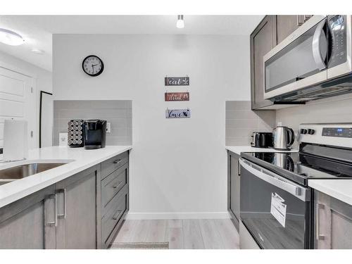 422 Seton Circle Se, Calgary, AB - Indoor Photo Showing Kitchen