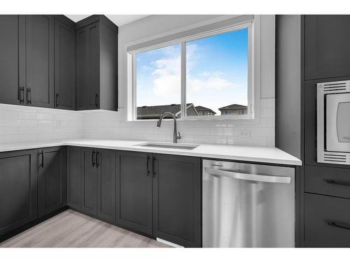 360 Dawson Drive, Chestermere, AB - Indoor Photo Showing Kitchen