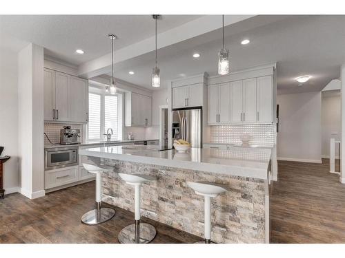 216 Cranarch Crescent Se, Calgary, AB - Indoor Photo Showing Kitchen With Upgraded Kitchen