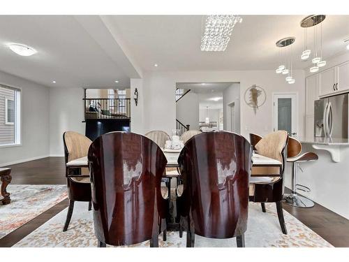 411 Windrow Common Sw, Airdrie, AB - Indoor Photo Showing Dining Room