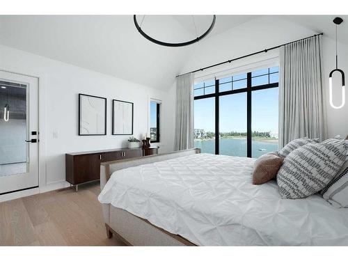 554 Marine Drive Se, Calgary, AB - Indoor Photo Showing Bedroom