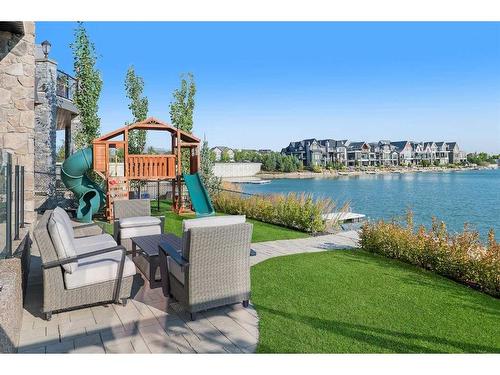 554 Marine Drive Se, Calgary, AB - Outdoor With Body Of Water With Deck Patio Veranda