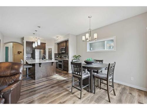 2132 Ravensdun Crescent Se, Airdrie, AB - Indoor Photo Showing Dining Room