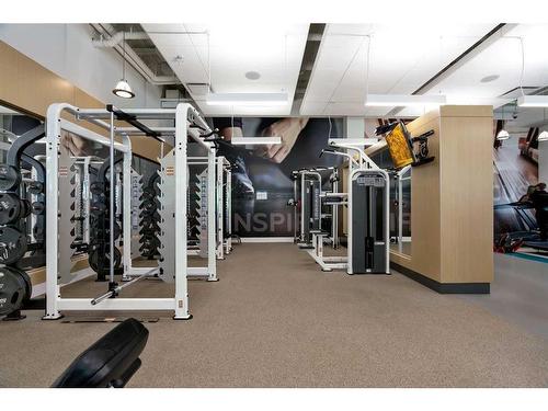 201-2231 Mahogany Boulevard Se, Calgary, AB - Indoor Photo Showing Gym Room