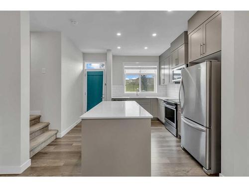 138 Sage Meadows Gardens Nw, Calgary, AB - Indoor Photo Showing Kitchen With Stainless Steel Kitchen