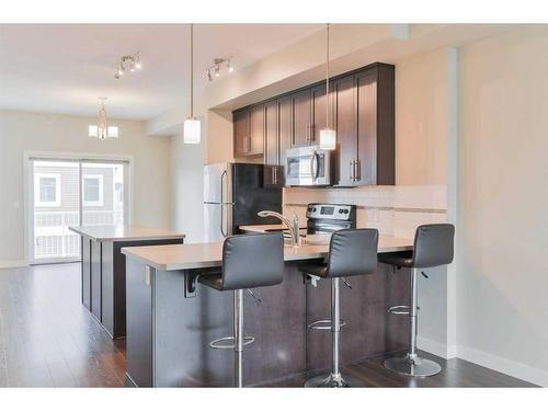 25 Redstone Circle, Calgary, AB - Indoor Photo Showing Kitchen With Upgraded Kitchen