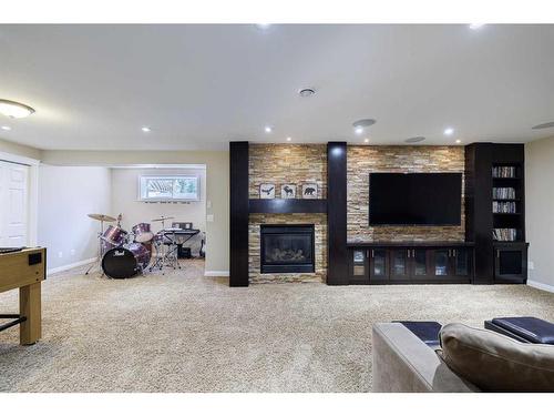 311 Royal Oak Circle Nw, Calgary, AB - Indoor With Fireplace