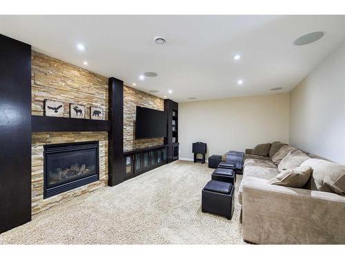 311 Royal Oak Circle Nw, Calgary, AB - Indoor With Fireplace