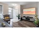 116 Livingston Parade Ne, Calgary, AB  - Indoor Photo Showing Living Room 