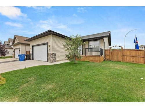 1 Havenfield Drive, Carstairs, AB - Outdoor With Deck Patio Veranda