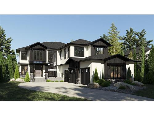 400 Pine Springs Cove, Rural Foothills County, AB - Outdoor With Facade