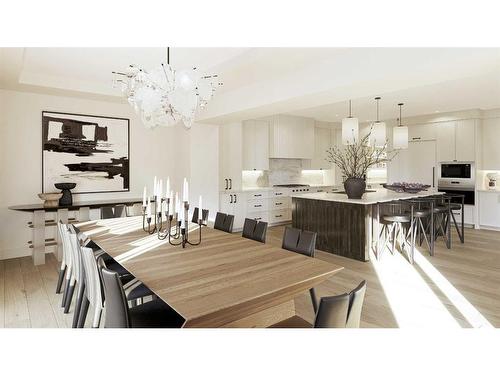 400 Pine Springs Cove, Rural Foothills County, AB - Indoor Photo Showing Dining Room