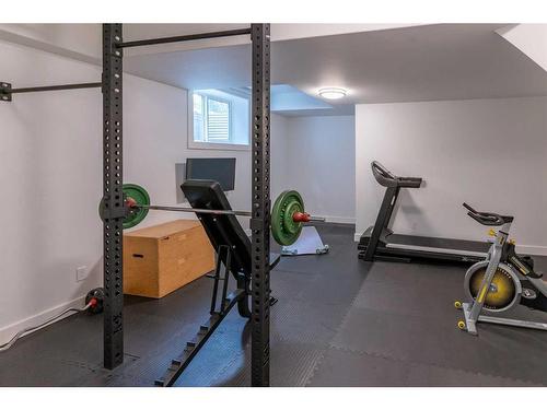 107 Auburn Sound Manor Se, Calgary, AB - Indoor Photo Showing Gym Room