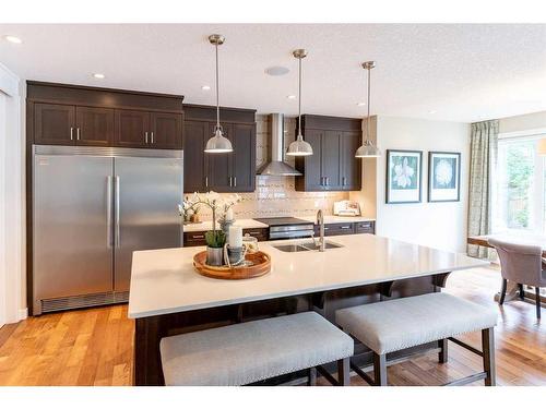 107 Auburn Sound Manor Se, Calgary, AB - Indoor Photo Showing Kitchen With Stainless Steel Kitchen With Double Sink With Upgraded Kitchen