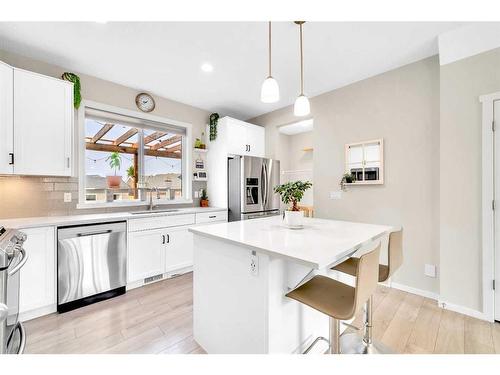 118 Auburn Meadows Avenue Se, Calgary, AB - Indoor Photo Showing Kitchen With Stainless Steel Kitchen With Upgraded Kitchen