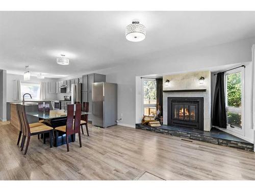 5517 50 Street, Olds, AB - Indoor With Fireplace