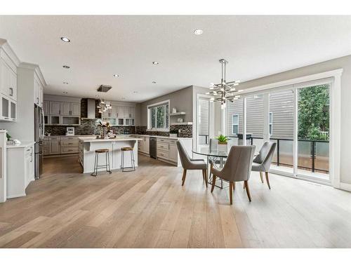 156 Rainbow Falls Glen, Chestermere, AB - Indoor Photo Showing Dining Room