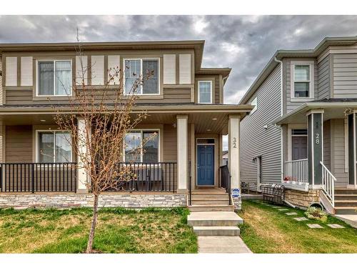 32 Cornerbrook Gate Ne, Calgary, AB - Outdoor With Deck Patio Veranda With Facade