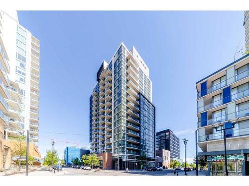 610-550 Riverfront Avenue Se, Calgary, AB - Outdoor With Balcony With Facade