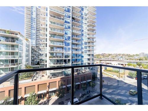 610-550 Riverfront Avenue Se, Calgary, AB - Outdoor With Balcony