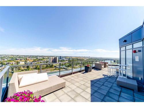 610-550 Riverfront Avenue Se, Calgary, AB - Outdoor With Deck Patio Veranda With View With Exterior