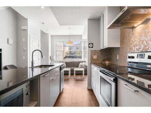 419 Saddlemont Boulevard Ne, Calgary, AB - Indoor Photo Showing Kitchen With Upgraded Kitchen