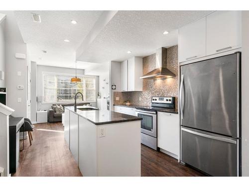 419 Saddlemont Boulevard Ne, Calgary, AB - Indoor Photo Showing Kitchen With Upgraded Kitchen